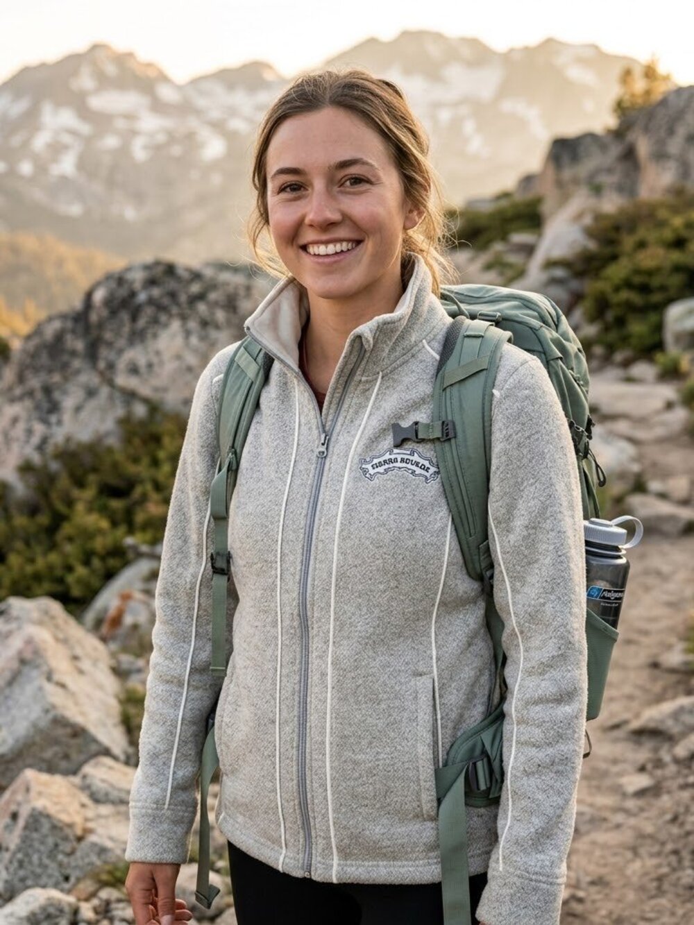 Kuhl Fleece Full Zip Jacket Mountain x Sierra Nevada Small Gorpcore Granola Ski
